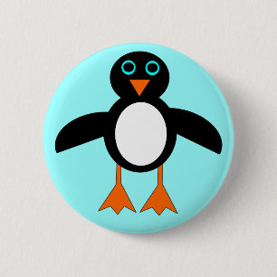 Cute Penguin Button