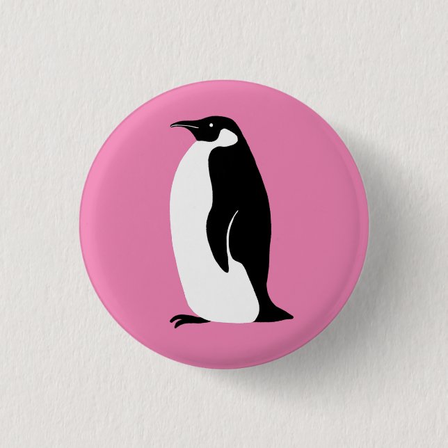 Cute Penguin Button (Front)