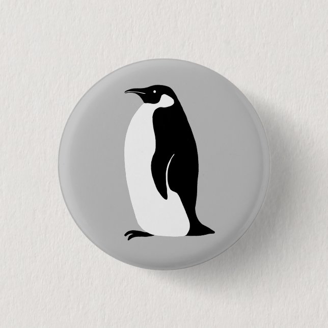 Cute Penguin Button (Front)