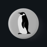 Cute Penguin Button<br><div class="desc">Hope you like this fun design. Add your own text if you like. Check my shop for more matching items like stickers,  cards,  mugs,  towels,  shirts as well as other fruity patterns. Thanks for shopping with me! if you'd like something custom let me know!</div>