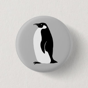 Cute Penguin Button