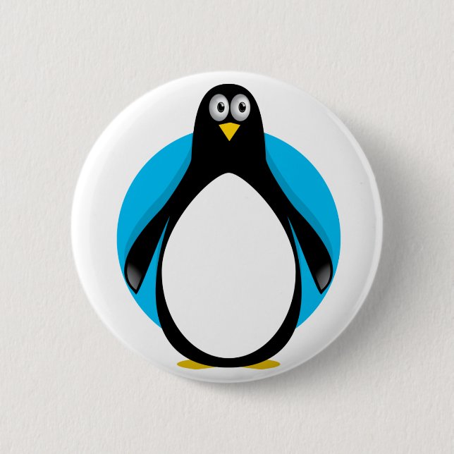 Cute Penguin Button (Front)