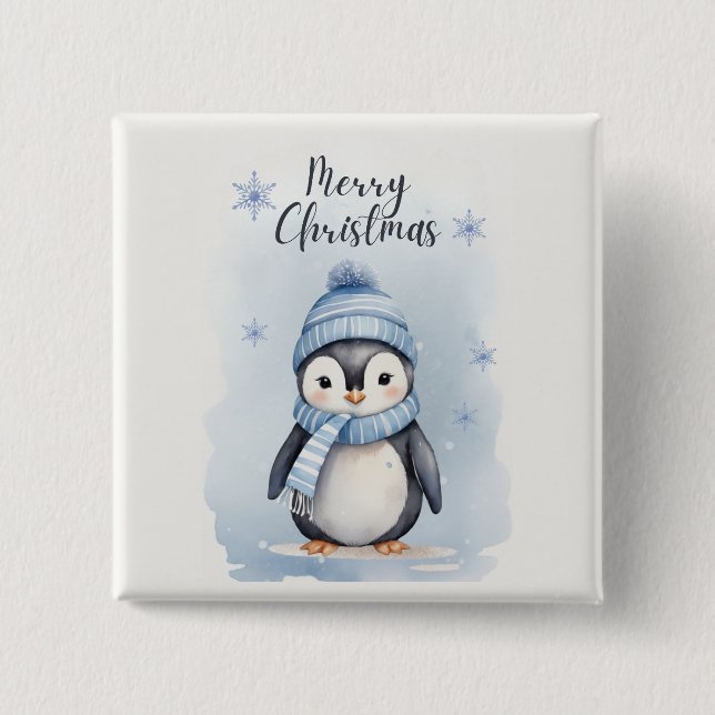 "Cute Penguin" Button (Front)