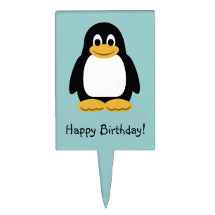 Cute Penguin Cake Pick