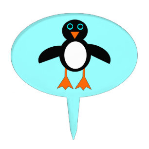 Cute Penguin Cake Pick