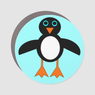 Cute Penguin Car Magnet