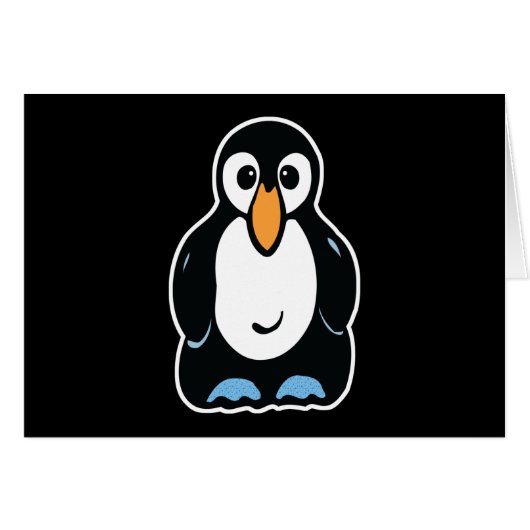 cute penguin cards (Front Horizontal)