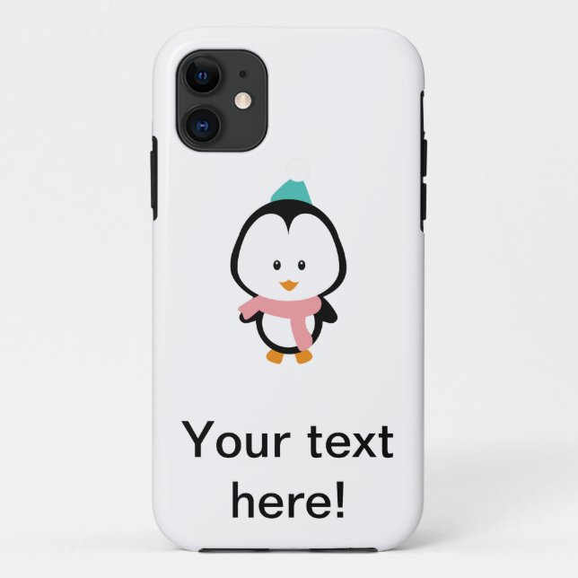 Cute penguin cartoon Case-Mate iPhone case (Back)