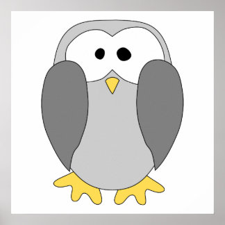 Cartoon Penguin Posters | Zazzle