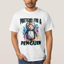 Cute Penguin Cat Design for Playful Creations
