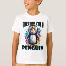 Cute Penguin Cat Design for Playful Creations