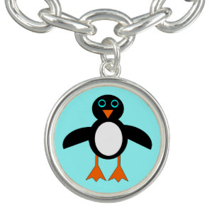 Cute Penguin Charm Bracelet