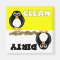 Cute Penguin Clean / Dirty Dishwasher Magnet
