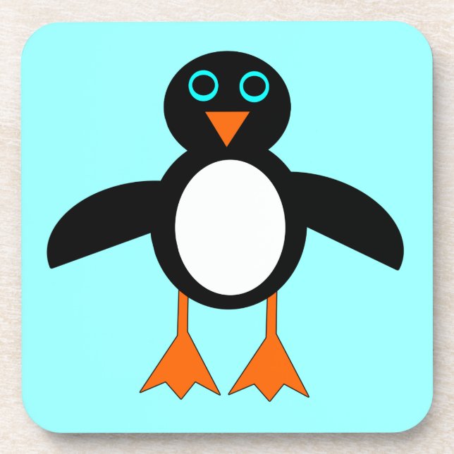 Cute Penguin Coaster (Front)