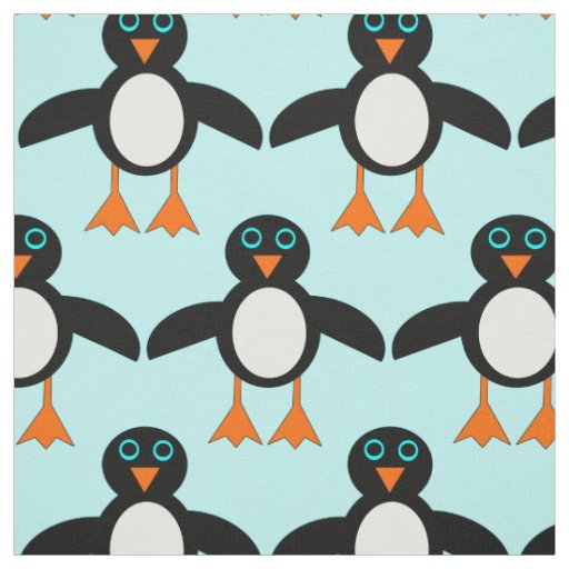 Cute Penguin Craft Fabric