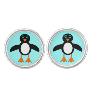 Cute Penguin Cufflinks