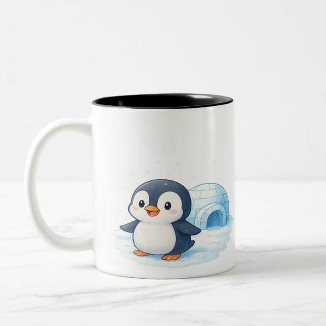 cute penguin cup (Left)
