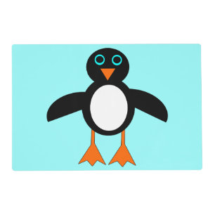 Cute Penguin Custom Paper Placemat