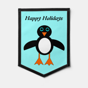 Cute Penguin Custom Pennant