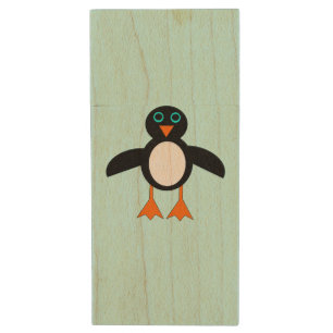 Cute Penguin Custom USB Flash Drive