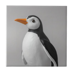 Cute Penguin Design – Adorable Winter Animal Ceramic Tile
