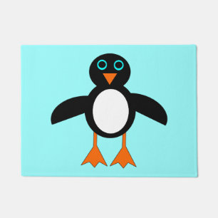 Cute Penguin Door Mat