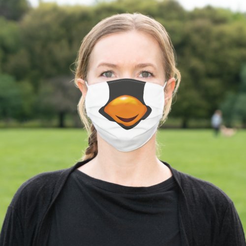 Cute Penguin Face Cartoon Style for Kids Adult Cloth Face Mask