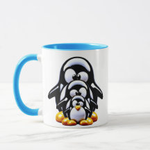 Cute Penguin Family