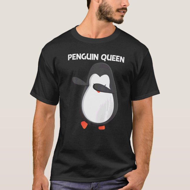 Cute Penguin For Women Mom Antarctic Animal T-Shirt (Front)