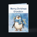 Cute Penguin Fun Animal Grandson Kids Christmas Card<br><div class="desc">Cute Penguin Fun Animal Grandson Kids Christmas  for your Grandson for the animal,  nature or wildlife fan. 




 







  



 



 



 



 


com</div>