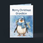 Cute Penguin Fun Animal Grandson Kids Christmas Card<br><div class="desc">Cute Penguin Fun Animal Grandson Kids Christmas  for your Grandson for the animal,  nature or wildlife fan. 




 







  



 



 



 



 


com</div>