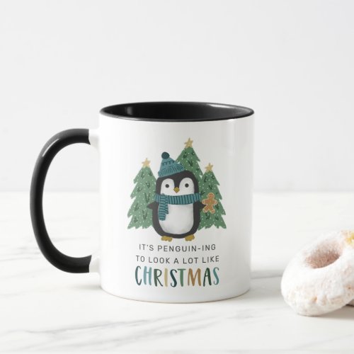 Cute Penguin Funny Penguin_ing Christmas  Mug