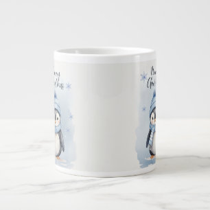"Cute Penguin" Giant Coffee Mug