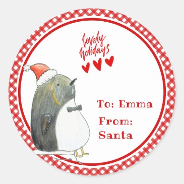 Cute Penguin - Gift from Santa - Custom
