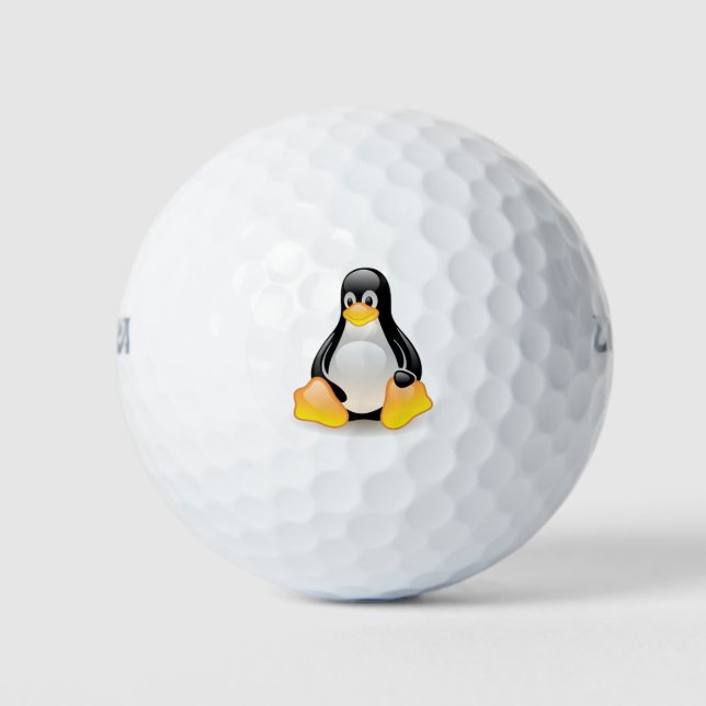 Cute penguin golf balls (Front)