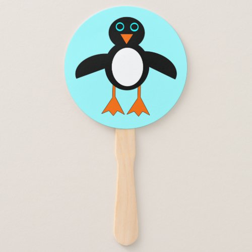 Cute Penguin Hand Fan