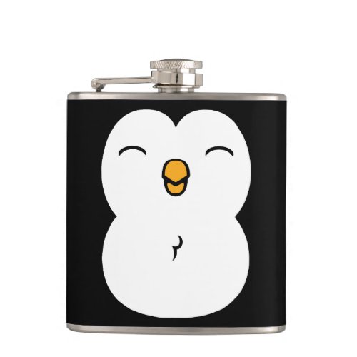 Cute Penguin Hip Flask