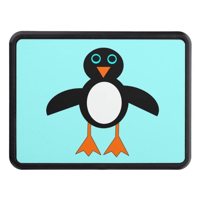 Cute Penguin Hitch Cover (Front)