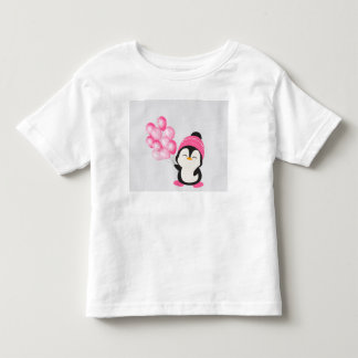 “Cute Penguin Holding a Balloon – Toddler/Child Te Toddler T-shirt
