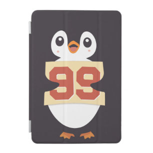 Cute Penguin Holding a Sign iPad Mini Cover