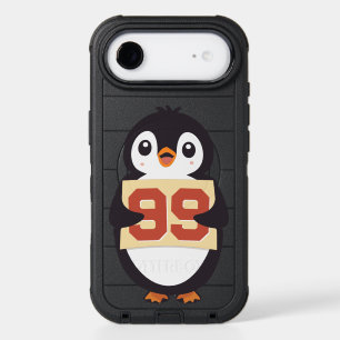 Cute Penguin Holding a Sign iPhone 17 Air Case