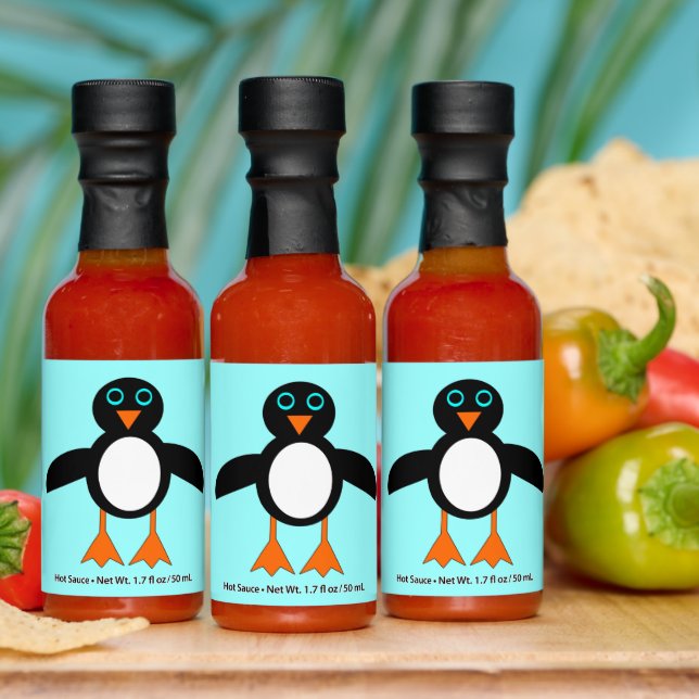 Cute Penguin Hot Sauces (Multi)