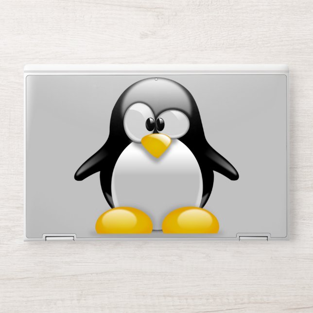 Cute Penguin HP Laptop Skin (Front)