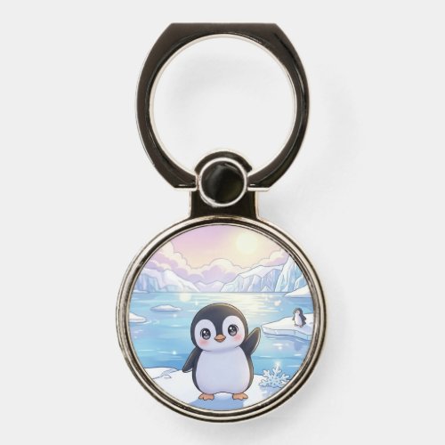 Cute Penguin Iceberg Ring Holder