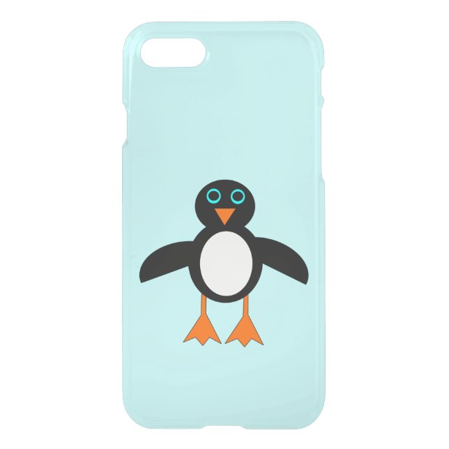 Cute Penguin iPhone Case (Back)