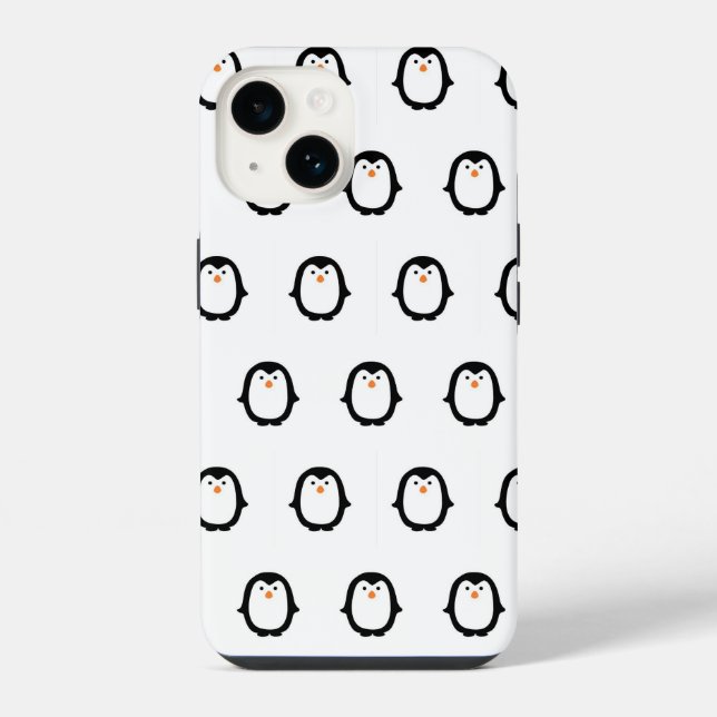 Cute Penguin Iphone Case (Back)