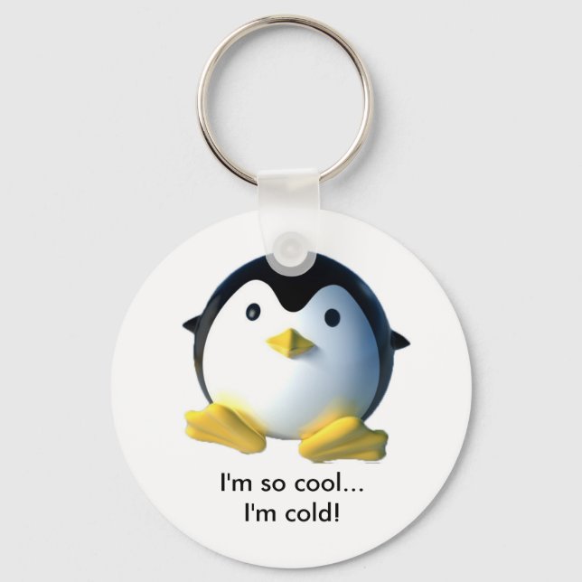 cute penguin keychain (Front)