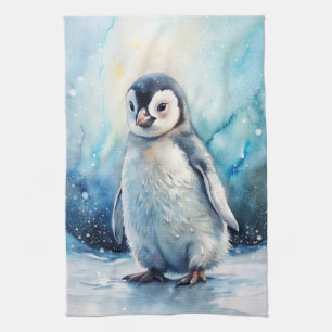 Cute Penguin Kitchen Towel