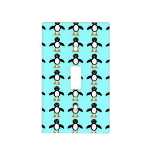 Cute Penguin Light Switch Cover