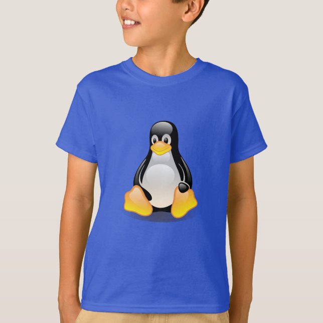 Cute Penguin | Linux Logo | Penguin  T-Shirt (Front)